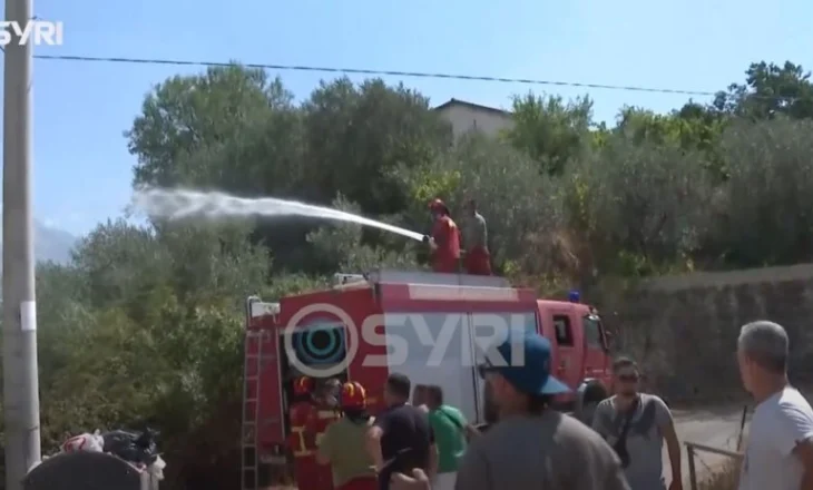 ‘Po digjen shtëpi!’, Delvina përfshihet nga zjarr masiv, banorët në panik: Helikopterët u vonuan, shteti mungon!