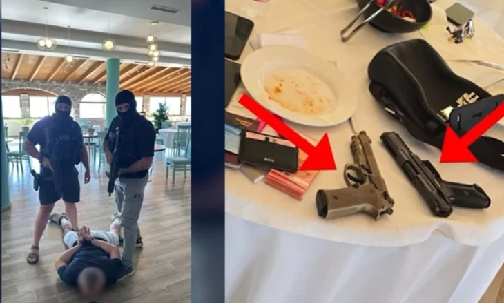 Polica jep detaje nga arrestimi i Flodian Plakut: Armë gati për qitje, 25 mijë euro cash dhe 7 celularë