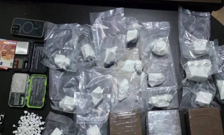Policia kap drogë në vlerë 300 mijë euro, arrestohet një person