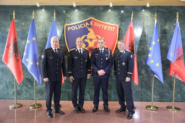 Presidenti i Policisë çeke vizitë zyrtare në Tiranë, Proda dhe Vondrašk forcojnë aleancën kundër krimeve kibernetike