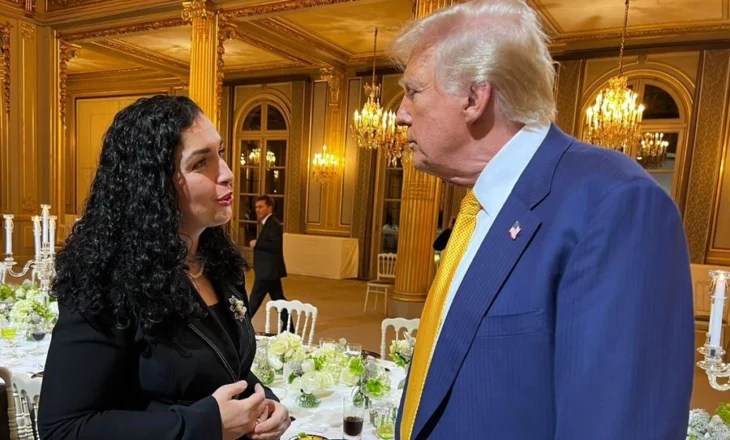 Presidentja Vjosa Osmani merr letër nga Trump
