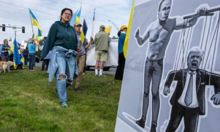 Protesta kundër Putinit në Alaska
