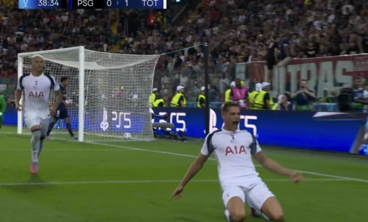 PSG-së nuk po i ecën me ekipet londineze, Tottenham e mbyll në avantazh pjesën e parë (video)