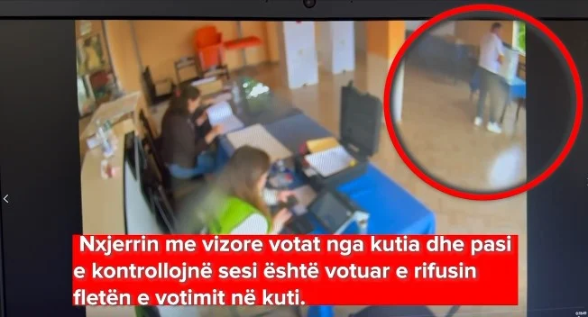 Publikon videon, Bardhi:Kontroll nga vëzhguesit e PS mbi çdo votues në qendër votimi