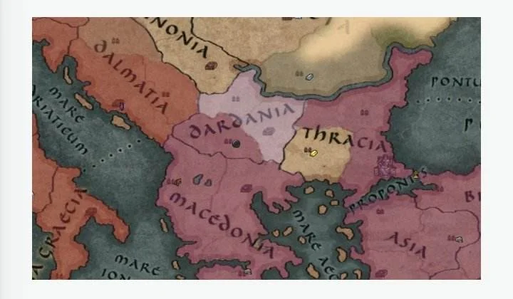 Qyteti i lashtë Eione-Ejona, vendlindja e mbretit Dardan-Pajon të Trakisë, gjysmëperëndisë Rhesi-Rrezi-Rasi