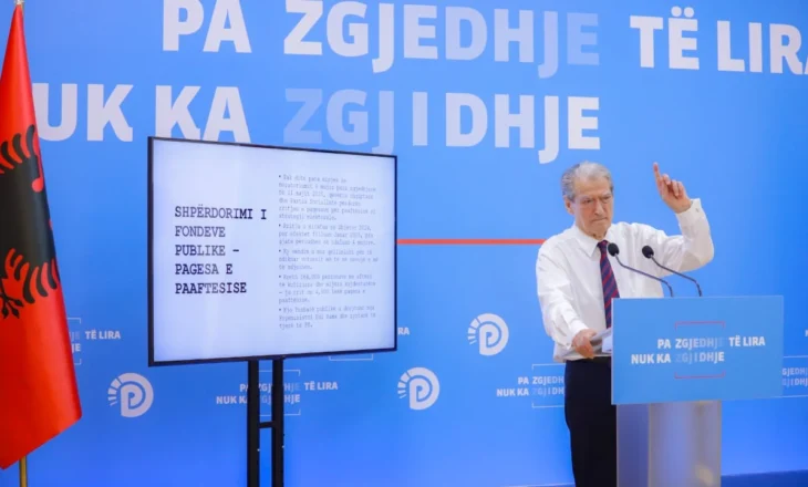 “Rama bleu votat”, Berisha: 200 mijë personave ju shpërndanë nga 40 euro gjatë fushatës elektorale