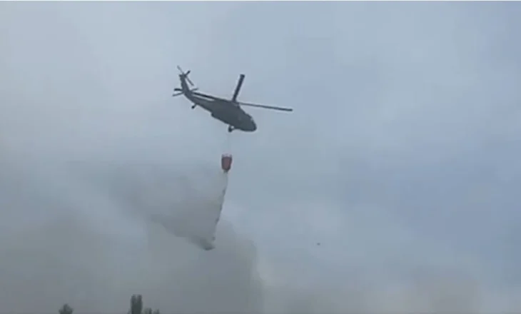 Rama publikon pamjet e helikopterëve nga ajri: Angazhim maksimal për shuarjen e çdo vatre të zjarreve