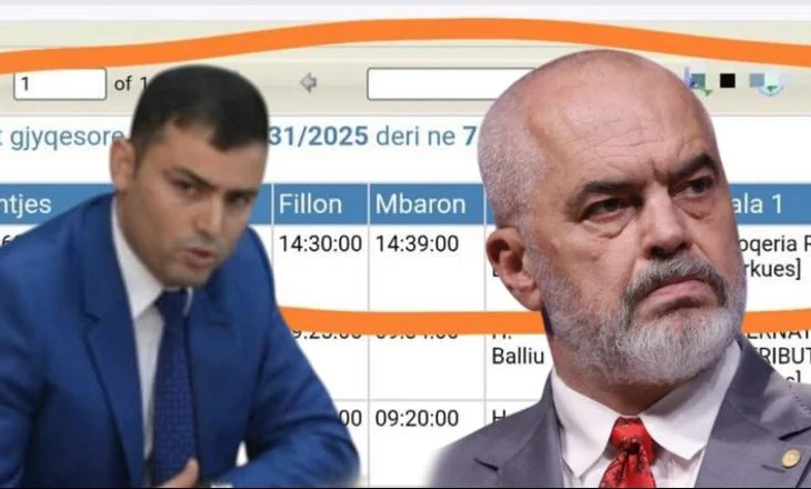 Rama publikon tjetër material: As 10 minuta nuk i janë dashur gjykatësit Balliu që t’i dalë kundër shtetit