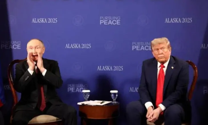 Reagimi i çuditshëm i Putin gjatë takimit me Trump ndaj gazetarëve