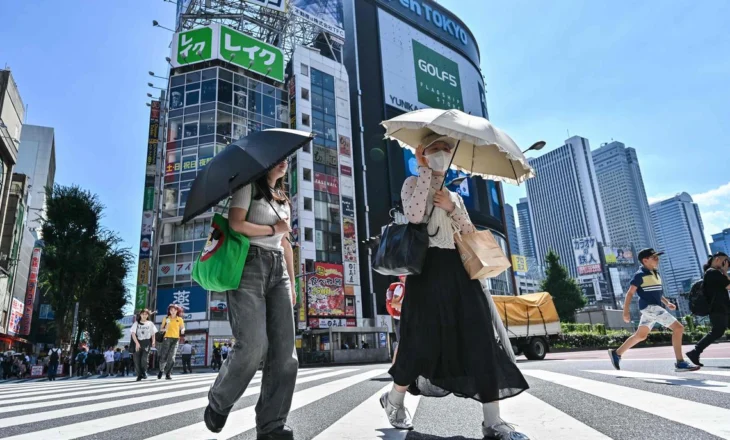 Rekord historik i nxehtësisë në Japoni, për herë të parë temperatura arriti në 41.6°C