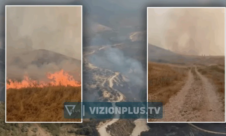 Rëndohet situata nga zjarret në Delvinë, flakët favorizohen nga era! Situatë kritike edhe në Gjirokastër