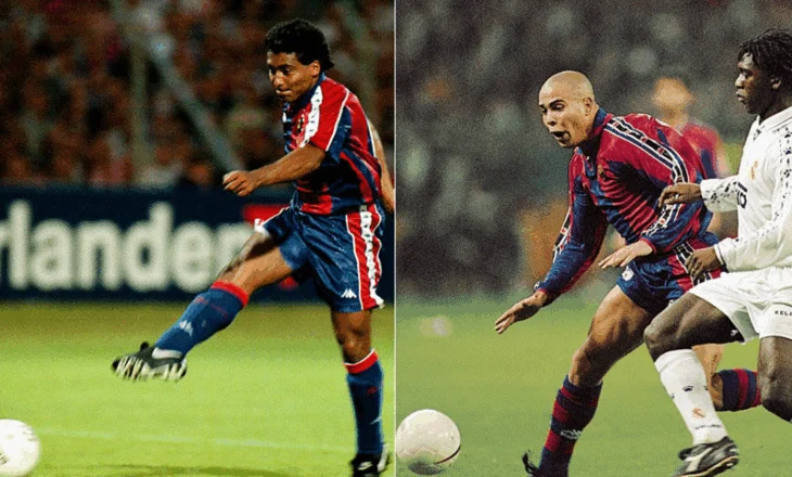 Ronaldo 47 – Romario 41, dy brazilianët që magjepsën te Barcelona me golat e tyre