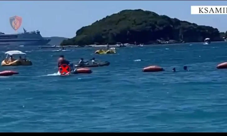 Rrezikoi pushuesit duke lundruar afër plazhit me Jet Ski, 100 mijë lekë gjobë pronarit, bllokohet dhe mjeti