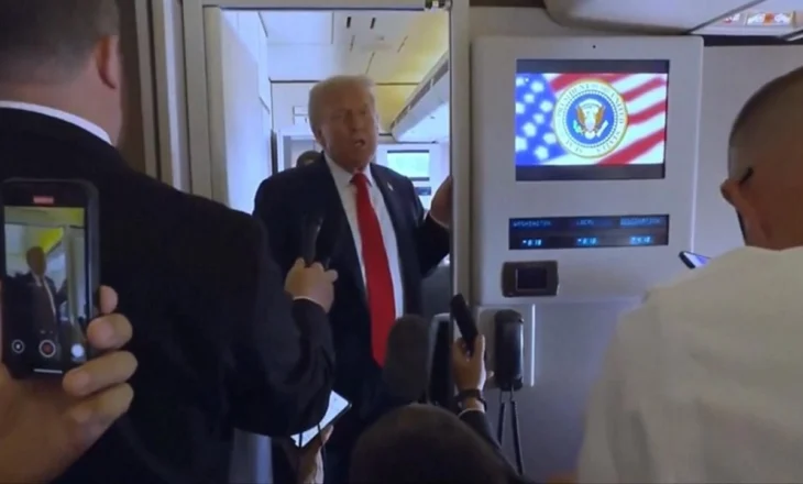 “SHBA fiton para nga lufta në Ukrainën, por kjo nuk na intereson”/ Trump kërkon armëpushim, flet për gazetarët në Air Force One: Do të mërzitem nëse…
