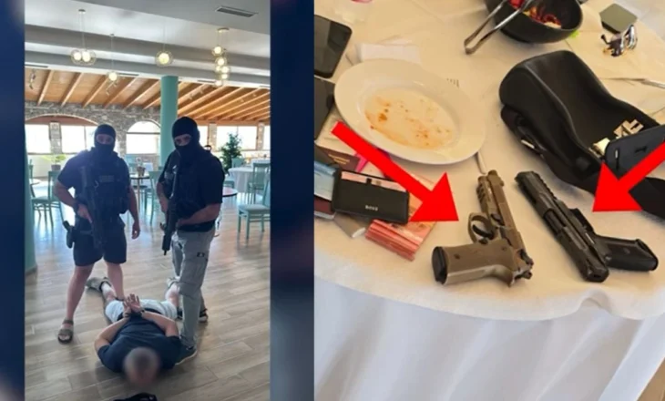 “Shpejt, shpejt, kape”/ Pamjet e aksionit brenda në hotel, Flodian Plaku me dy pistoleta në tavolinën ku po konsumonte drekën