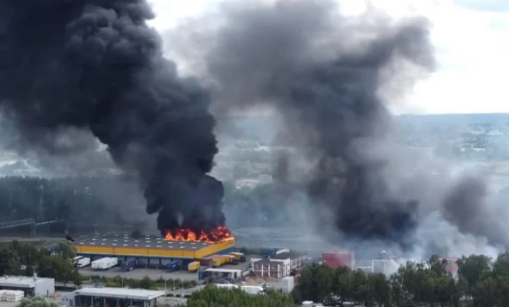 Shpërthim dhe zjarr në Hamburg të Gjermanisë