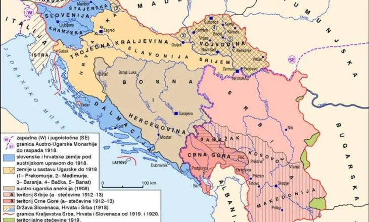 Si sot, më 1 dhjetor 1918, u themelua Jugosllavia, ose ‘Burgu i Kombeve’
