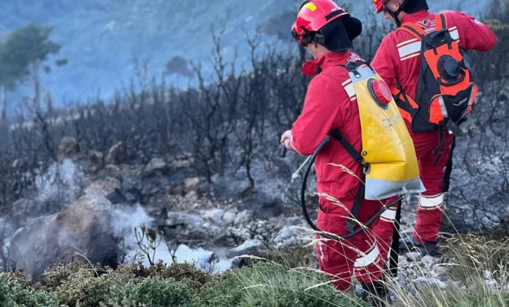 Situata e zjarreve sipas qarqeve/ Flakë të mëdha në Syrin e Kaltër, Finiq e Poliçan