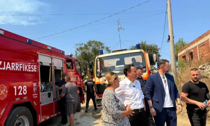 Situata me zjarret në Tiranë, nënkryetari Sulaj në terren: Bashkia 24 orë në shërbim të qytetarëve