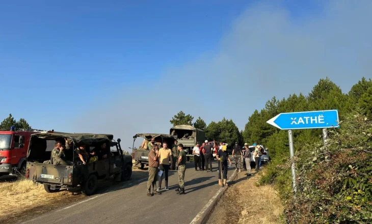 Situata me zjarret në vend/Kërkohet ndërhyrje me helikopter në fshatin Xath