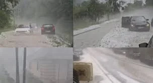 Situatë alarmante/ Përmbytje në Brezovicë dhe Ferizaj, ndërpritet qarkullimi për automjetet