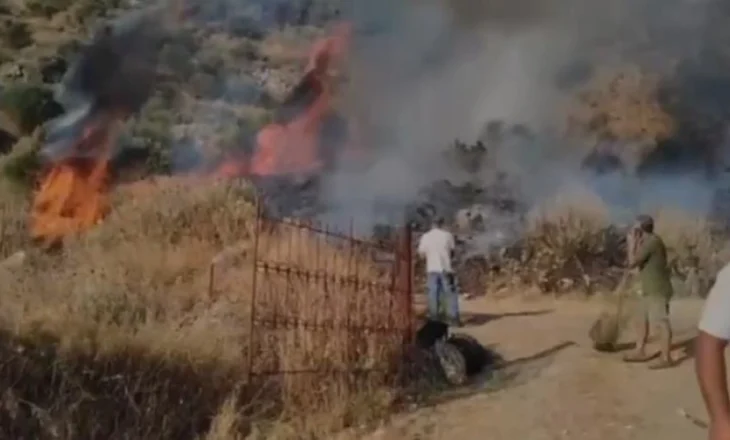Situatë e rënduar nga zjjarret në Finiq, banorëve u bëhet thirrje për kujdes