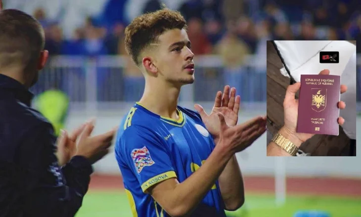 Sulmuesi i Kosovës krenar për marrjen e pasaportës shqiptare, e shfaq në rrjetet sociale dhe e shoqëron me himnin shqiptar