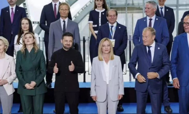 Takimi Trump! Von der Leyen shoqëron Zelenskyyn, pjesëmarrës Merz, Macron, Meloni dhe Stubb