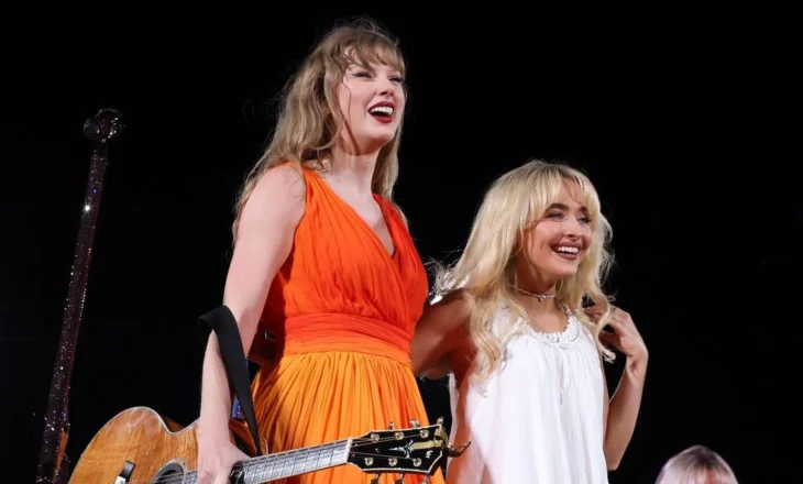 Taylor Swift dhe Sabrina Carpenter bashkë në këngën “The Life of a Showgirl”