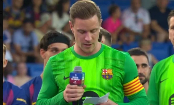Ter Stegen mban fjalimin emocionues para tifozëve: Ishte e rëndësishme të zgjidhnim situatën midis meje dhe klubi