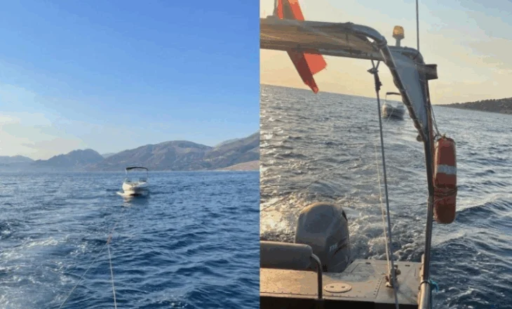Turistët shqiptarë bllokohen në det pas një defekti në mjetin lundrues