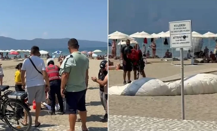 Turistja humb kontrollin dhe rrëzohet nga parashuta, transportohet në spital