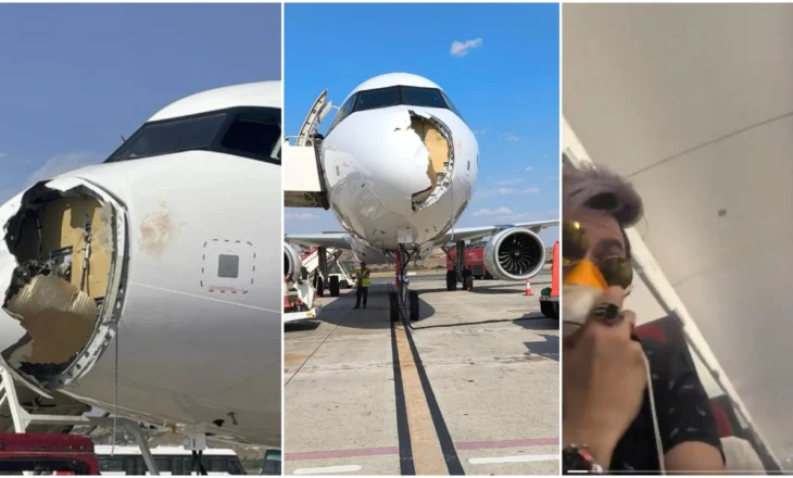 U përplas me një zog, avion bën uljen emergjente në Madrid (VIDEO)