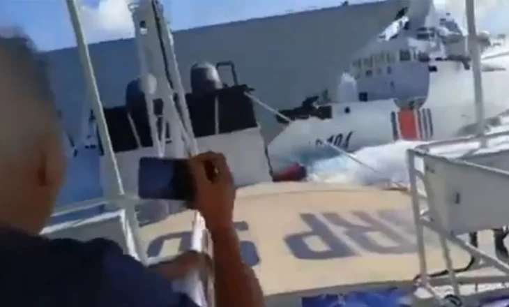 Video/ Anijet luftarake kineze përplasen mes tyre teksa ndjekin një mjet lundrues të rojes bregdetare filipinase