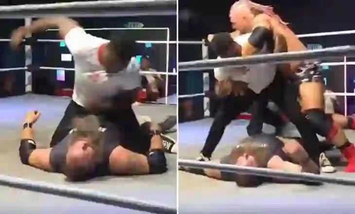 Video/ Incidenti absurd në një event të WWE, luftëtari përfundon pa ndjenja pasi mori mbi 20 goditje në kokë