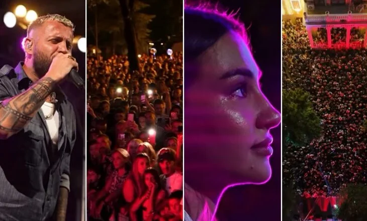 VIDEO/ Lotët e Kiarës në koncertin e Luizit