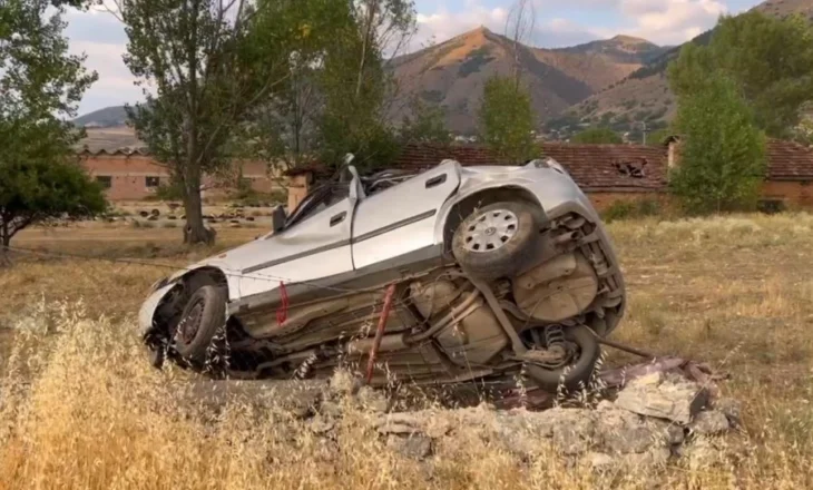 VIDEO/ Makina del nga rruga dhe rrokulliset disa herë, plagoset shoferi