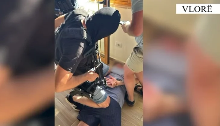 VIDEO/Momenti i arrestimit të Flodian Plakut, policia rrethoi hotelin në Vlorë…