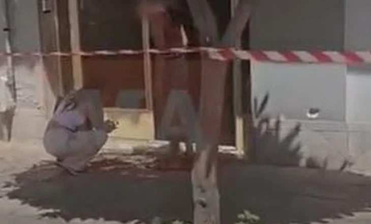 VIDEO/ Nëna iu vra nga babai në hyrje të pallatit, momenti kur vajza e viktimës shpërthen në lot në vendin e ngjarjes
