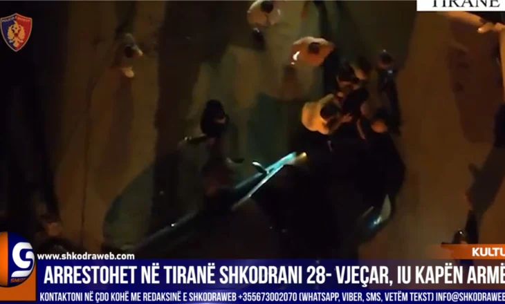 VIDEO+EMRI – Pjesë e një grupi të strukturuar, arrestohet në Tiranë shkodrani 28- vjeçar, iu gjetën dy…
