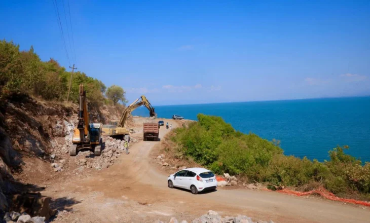 Vijon puna për ndërtimin e rrugës Shirokë – Zogaj (Pamjet)