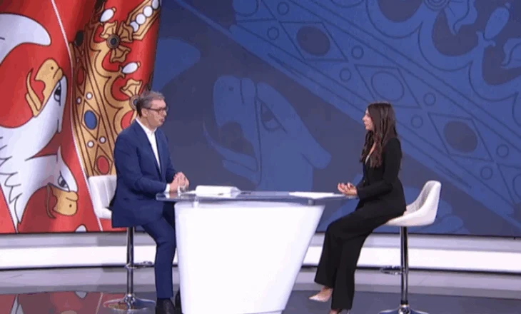 Vuçiç grindet me gazetaren për shkak të një pyetjeje, kërcënoi me largim nga emisioni