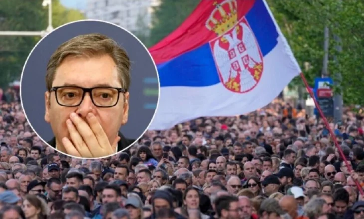 Vuçiç përballet me protestat më të mëdha, policët po plagosen