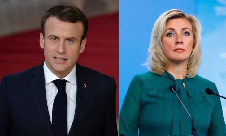 Zëdhënësja ruse sulmon Macronin: Ti po e tërheq Kievin drejt katastrofës!
