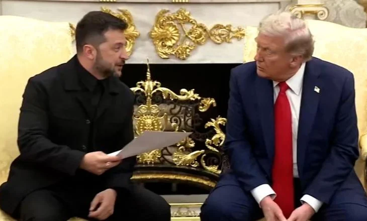Zelensky i jep presidentit Trump letrën e bashkëshortes së tij