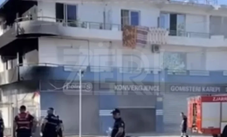 Zjarr në një gomisteri në Durrës, evakuohen banorët