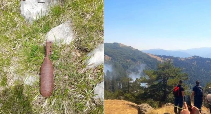 Zjarr pranë kufirit me Greqinë/ Forcat shqiptare në gatishmëri totale, zona e minuar