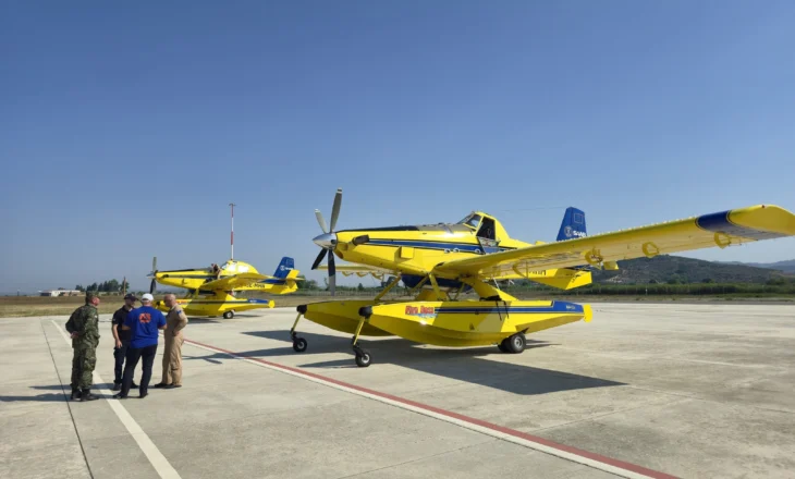 Zjarret, mbërrijnë në Shqipëri dy avionë nga vende të BE-së