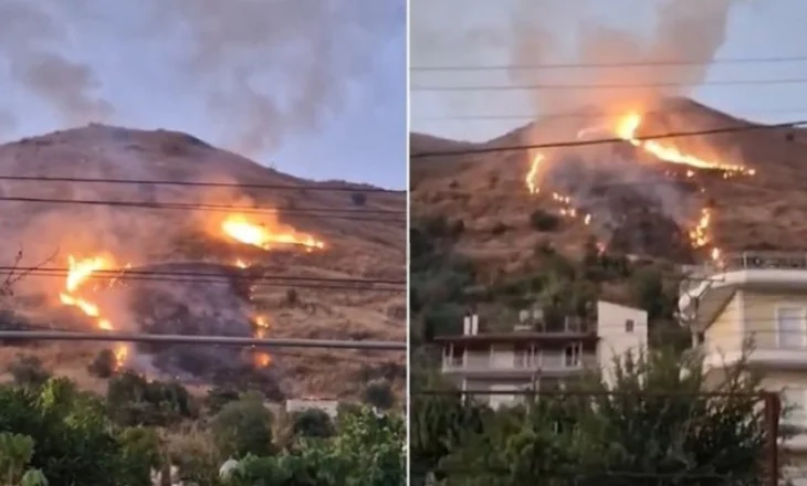 Zjarret në Bashkinë Finiq hyjnë në ditën e 7-të! ‘Syri i Kaltër’ dhe rruga ‘Sarandë-Delvinë’ mbyllen përkohësisht nga rreziku i flakëve