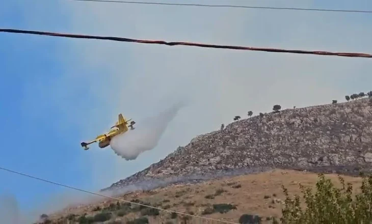 Zjarret në Finiq, në aksion edhe avioni kroat